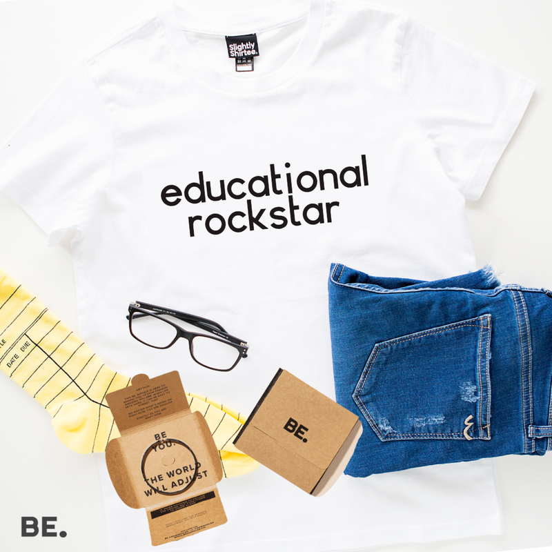 Educational Rockstar Tee & Be. Bangle Bundle