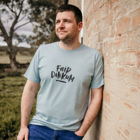 Fair Dinkum tee (Men's) - Pale Blue