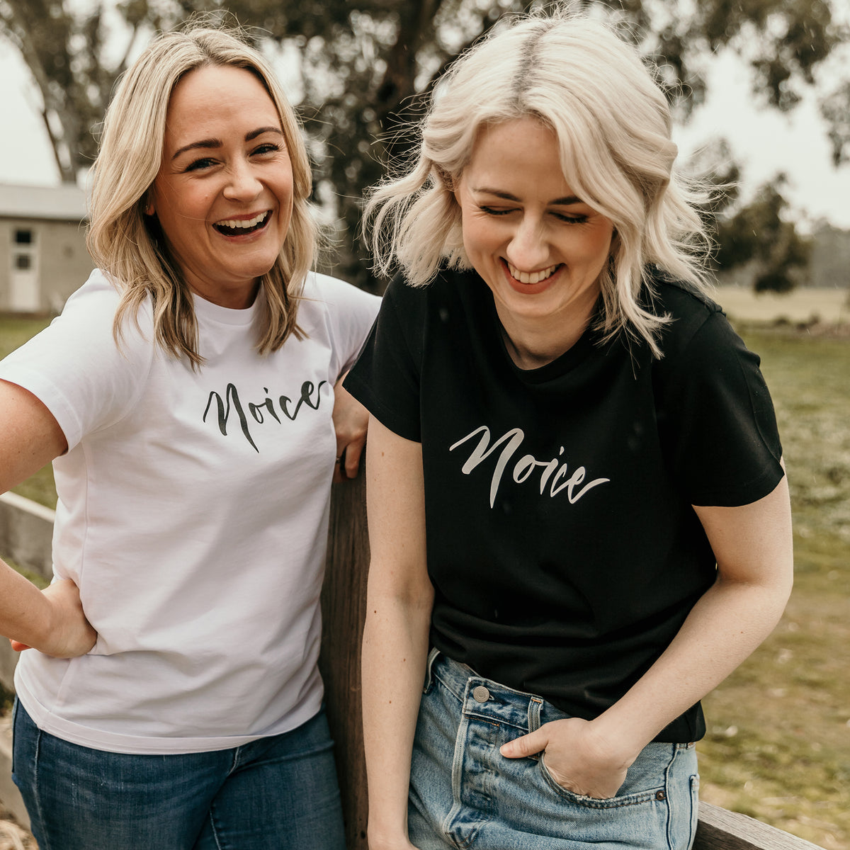 Noice tee (Ladies) - Black