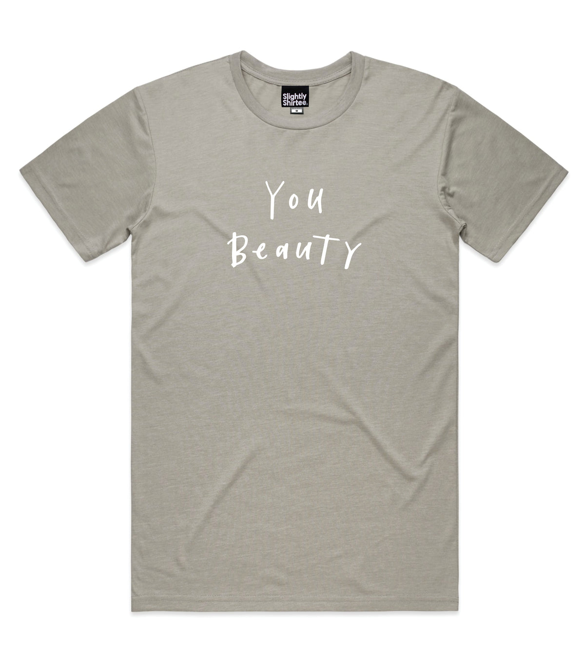 You Beauty tee - Light Grey